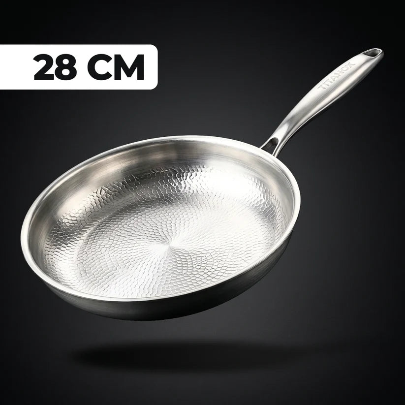 Poêle 100% Titane Pur Pour Une Cuisine Sans Toxines