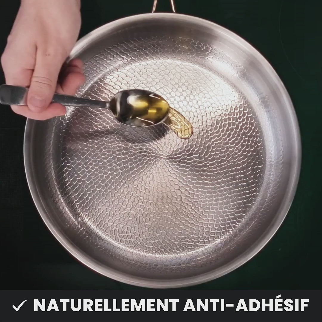 Poêle 100% Titane Pur Pour Une Cuisine Sans Toxines